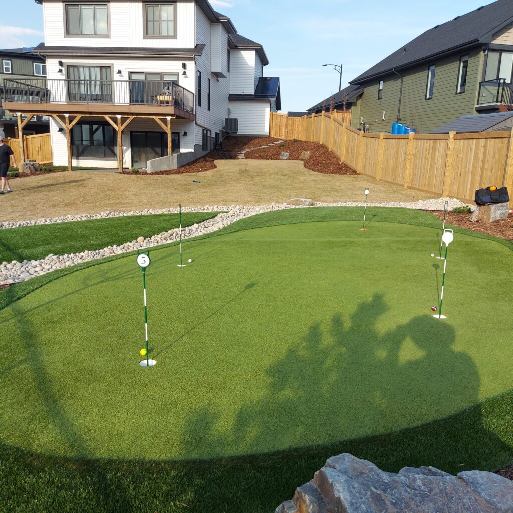 New lawn and landscape work